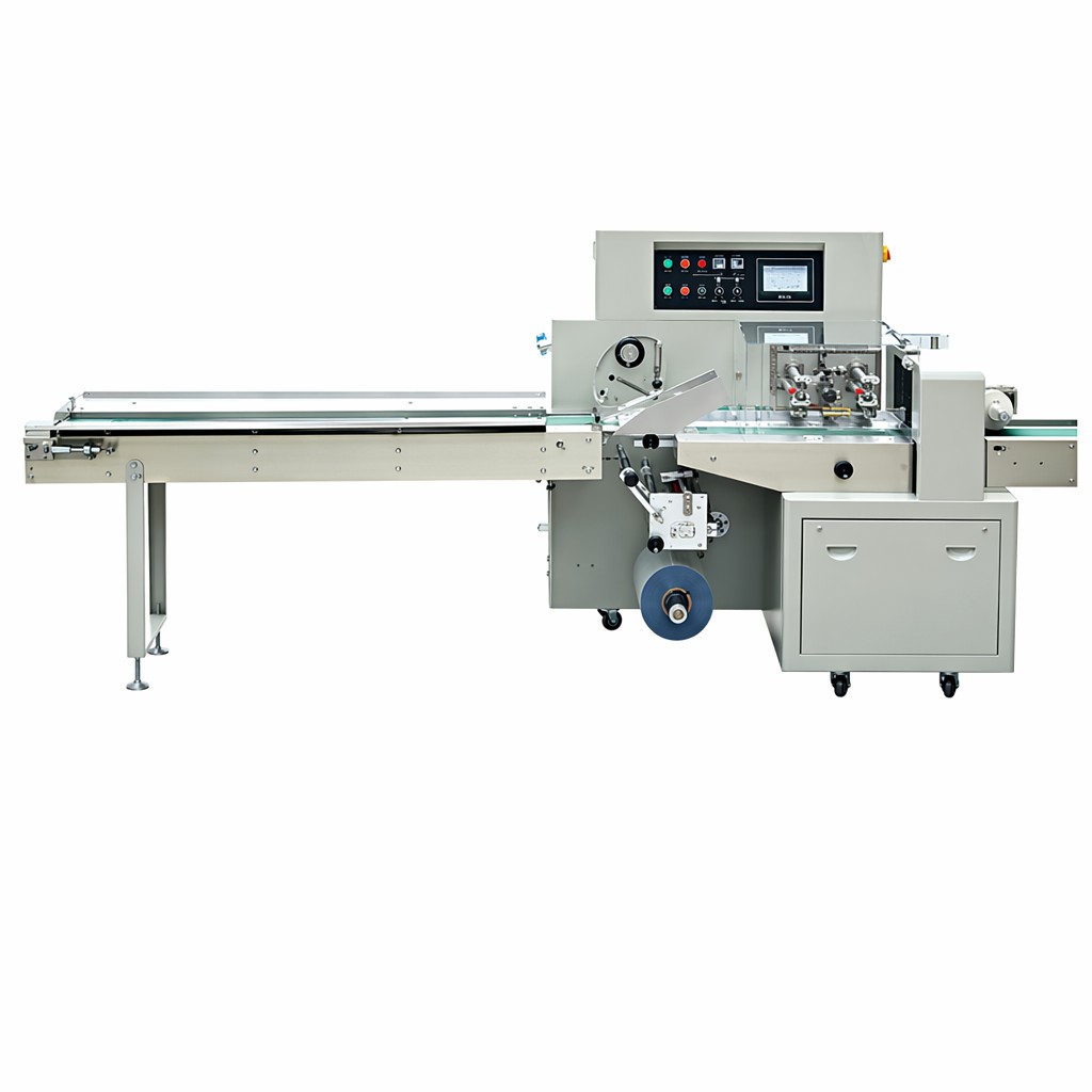 350XDAN Down Film Three Servo Pillow Packaging Machine