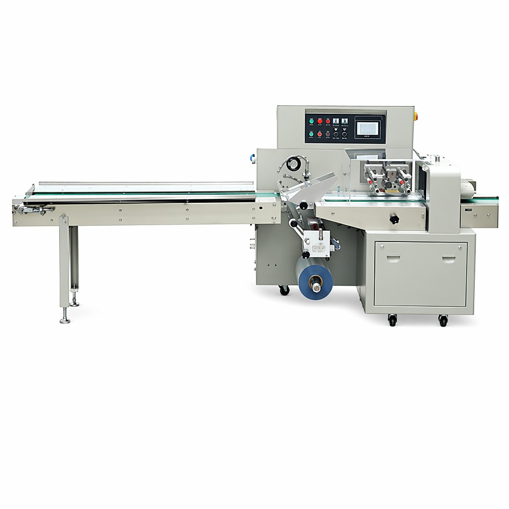 HP-450XDAN Down Film Three Servo Pillow Packaging Machine